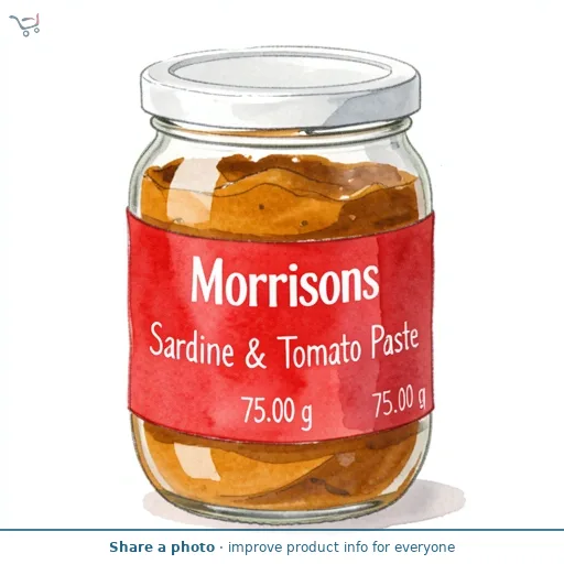 Morrisons Sardine & Tomato Paste 