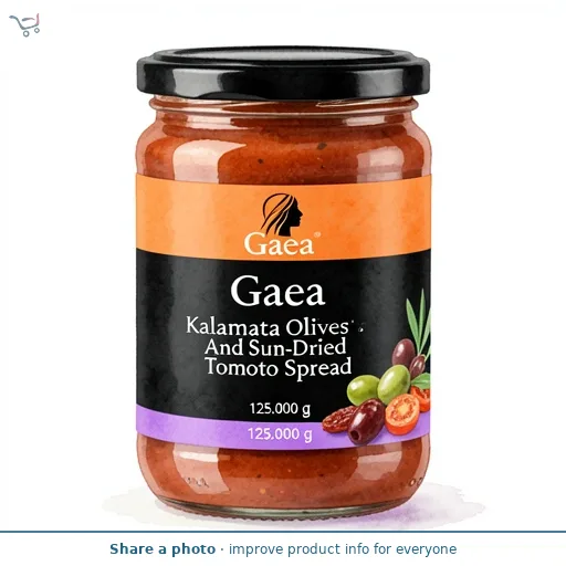 Gaea Kalamata Olives And Sun-Dried Tomato Spread 125g