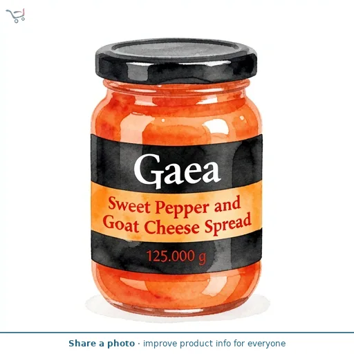 Gaea Sweet Pepper and Goat Cheese Spread 125g