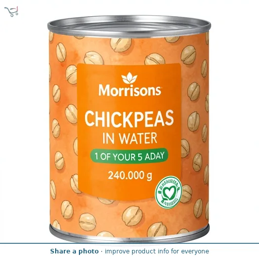 Morrisons Chickpeas In Water (400g)