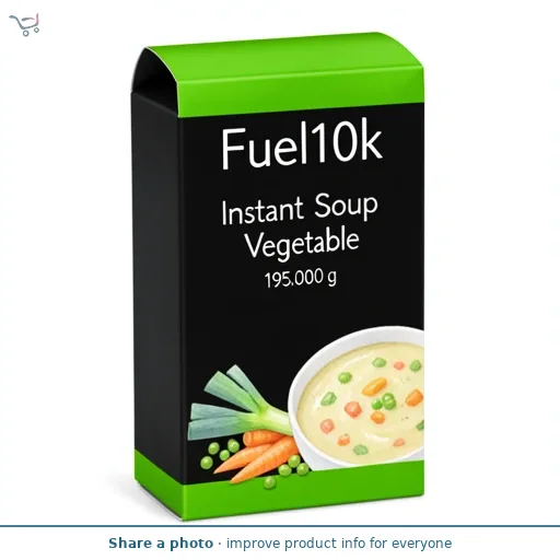 Fuel10K Instant Soup Vegetable 3x65g