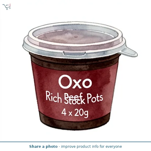 Oxo Rich Beef Stock Pots 4 x 20g