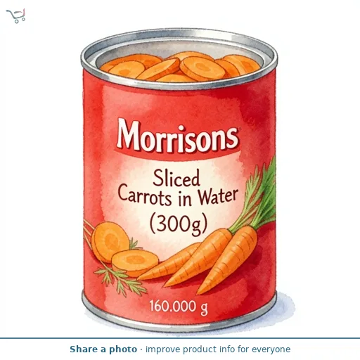 Morrisons Sliced Carrots in Water (300g)