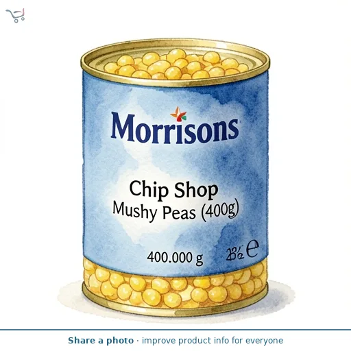 Morrisons Chip Shop Mushy Peas (400g)