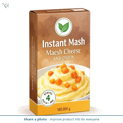 Morrisons Instant Mash Cheese And Onion 