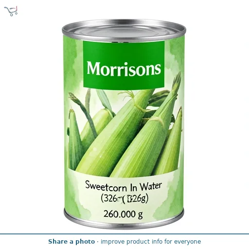 Morrisons Sweetcorn In Water (326g)