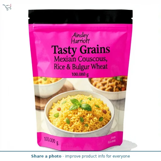 Ainsley Harriott Tasty Grains Mexican Couscous, Rice & Bulgur Wheat 100g