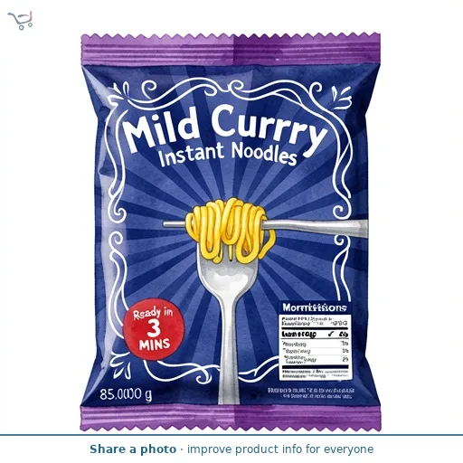 Morrisons Mild Curry Instant Noodles