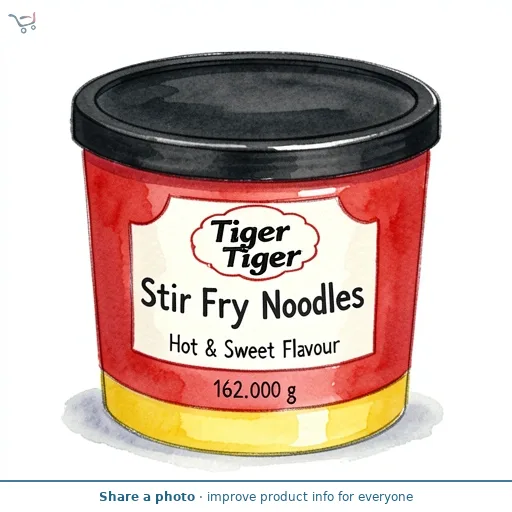 Tiger Tiger Stir Fry Noodles Hot & Sweet Flavour 