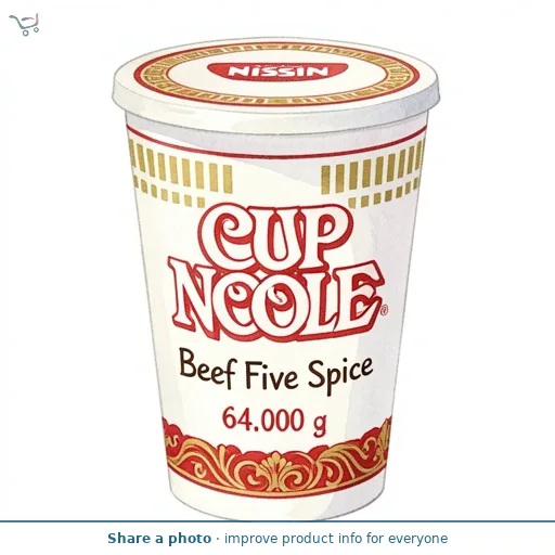 Nissin Cup Noodle Beef Five Spice
