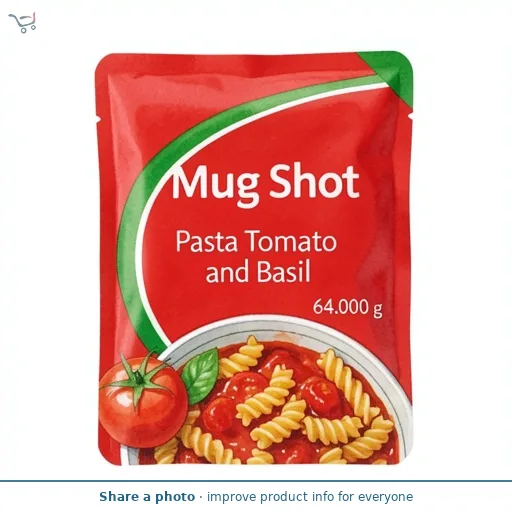 Mug Shot Pasta Tomato and Basil