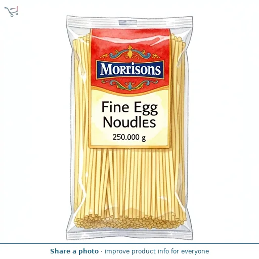 Morrisons Fine Egg Noodles 