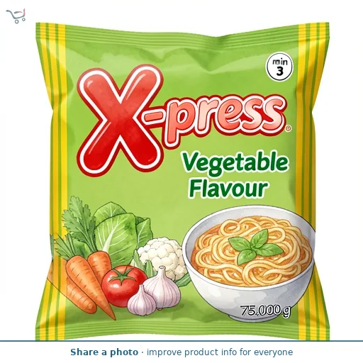 Wai Wai Vegetable Falvour Instant Noodle Pack   75g