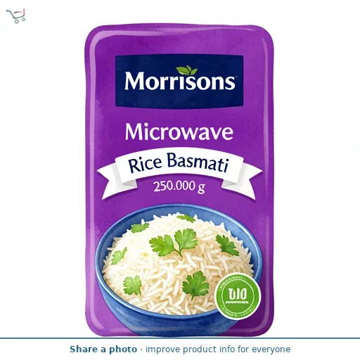 Morrisons Microwave Rice Basmati 250g