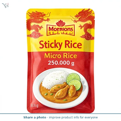 Morrisons Sticky Rice Micro Rice 250g