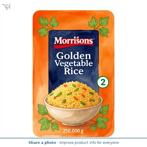 Morrisons Golden Vegetable Rice