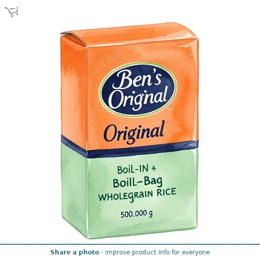 Ben's Original Boil-In-Bag Wholegrain Rice 4 Bags