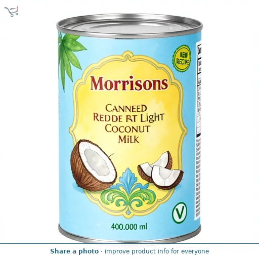 Morrisons Canned Reduced Fat Light Coconut Milk