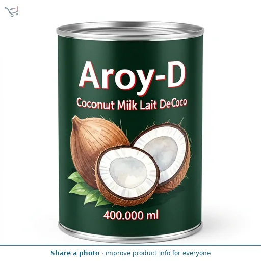 Aroy-D Coconut Milk Lait De Coco 