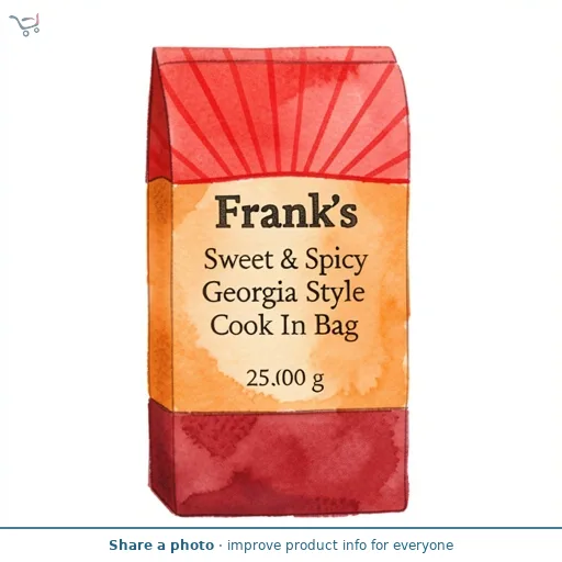 Frank's Sweet & Spicy Georgia Style Cook In Bag