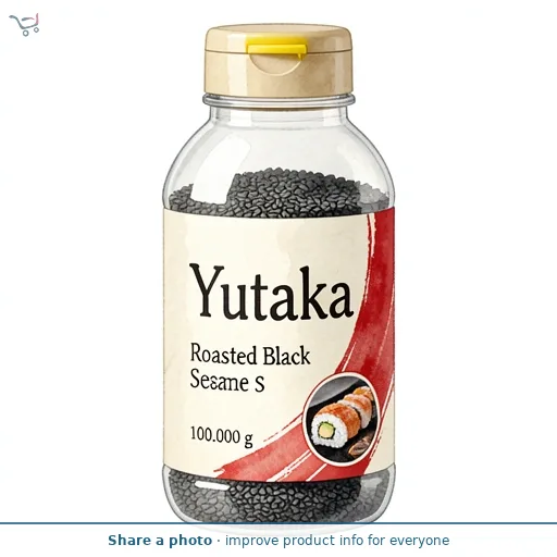 Yutaka Roasted Black Sesame Seeds