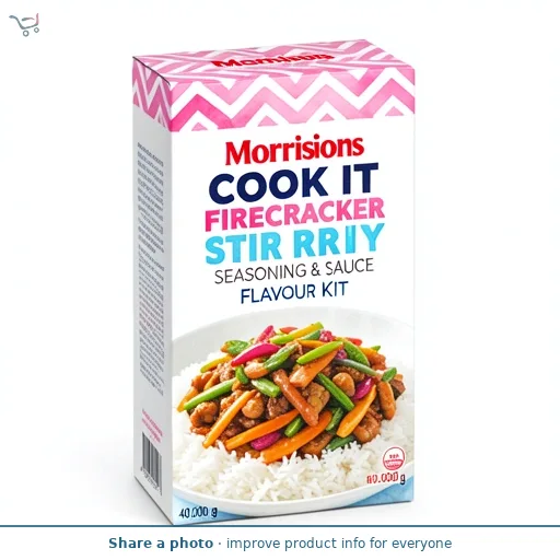 Morrisons Cook It Firecracker Stir Fry Seasoning & Sauce Flavour Kit 40g