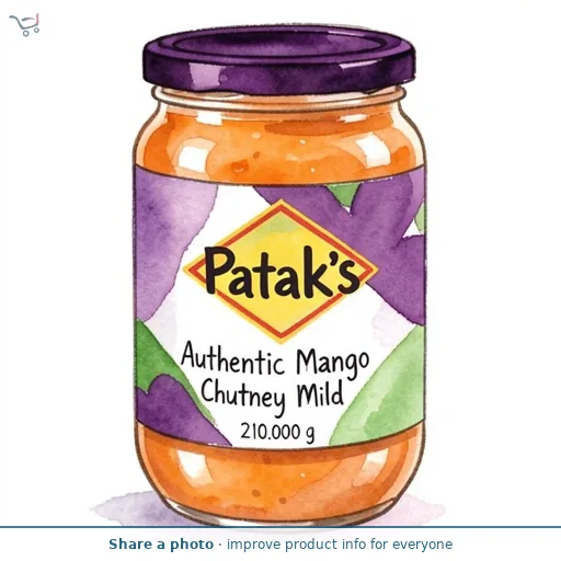 Patak's Authentic Mango Chutney Mild Spice 210g