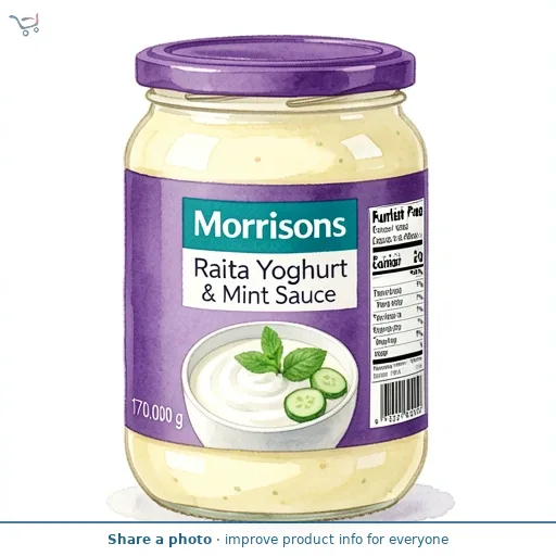 Morrisons Raita Yoghurt & Mint Sauce