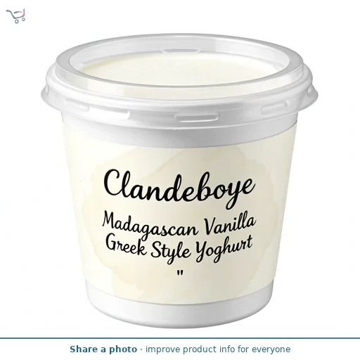 Clandeboye Madagascan Vanilla Greek Style Yoghurt