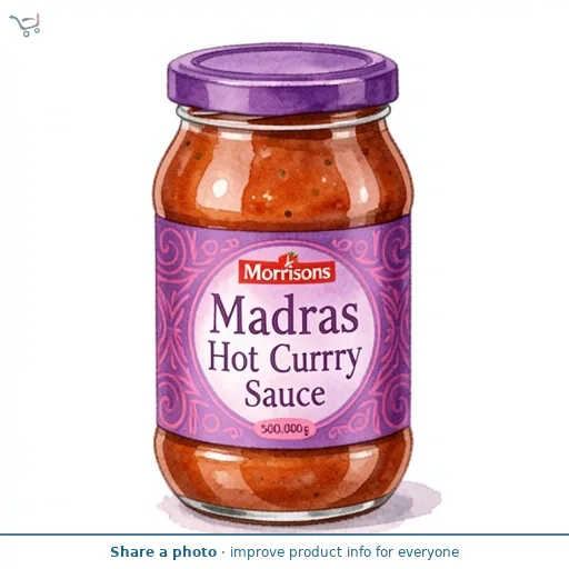 Morrisons Madras Hot Curry Sauce 500g