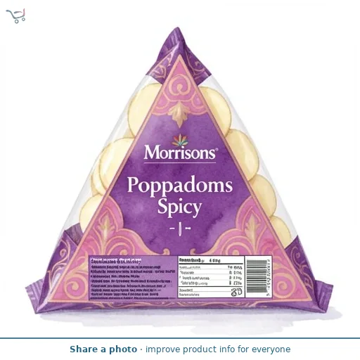 Morrisons Poppadoms Spicy  