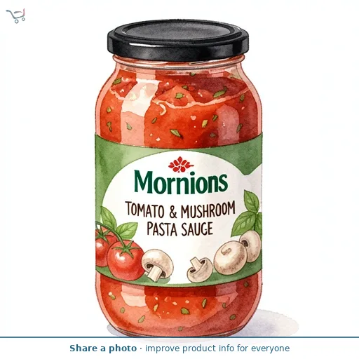 Morrisons Tomato & Mushroom Pasta Sauce 