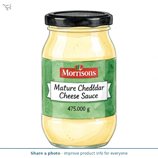 Morrisons Mature Cheddar Cheese Sauce 475g