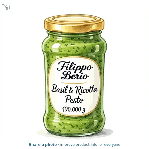 Filippo Berio Basil & Ricotta Pesto 190g