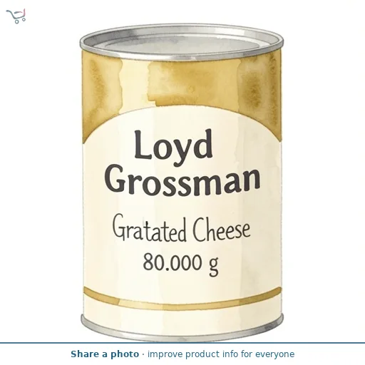 Loyd Grossman Italian Grated Cheese   80g