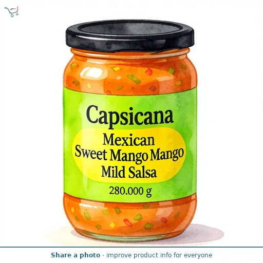 Capsicana Mexican Sweet Mango Mild Salsa 280g