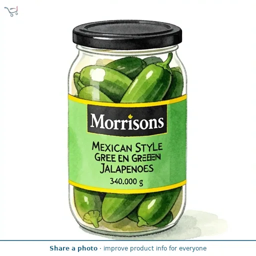 Morrisons Mexican Style Green Jalapenos