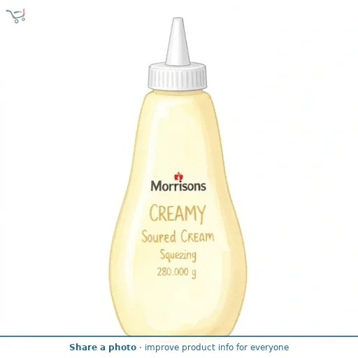 Morrisons Creamy Soured Cream Squeezy Topping 280g