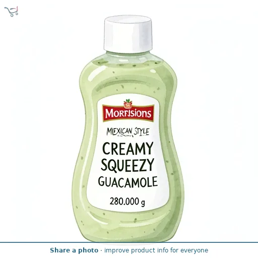 Morrisons Mexican Style Creamy Squeezy Guacamole 280g
