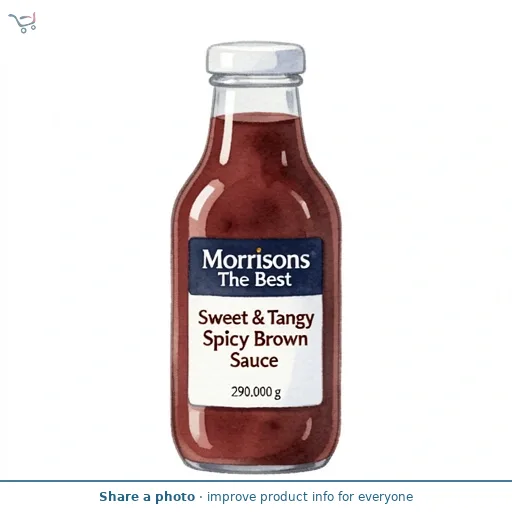 Morrisons The Best Sweet & Tangy Spicy Brown Sauce 