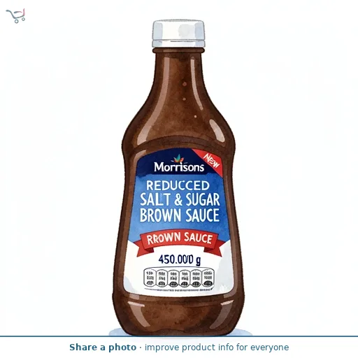 Morrisons Reduced Salt & Sugar Brown Sauce   450g