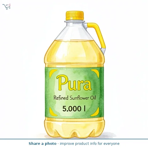 Pura Refined Sunflower Oil 5L