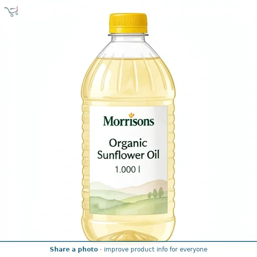Morrisons Organic Sunflower Oil 1L