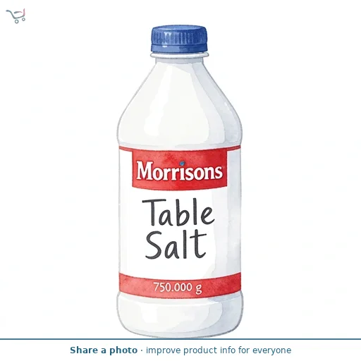 Morrisons Table Salt   750g