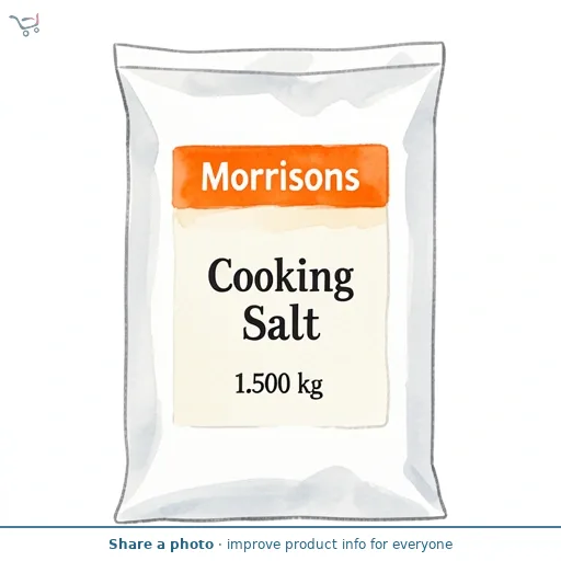 Morrisons Cooking Salt     