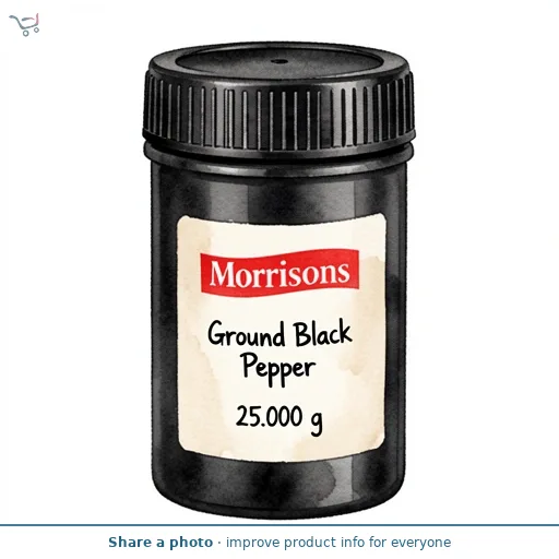 Morrisons Ground Black Pepper