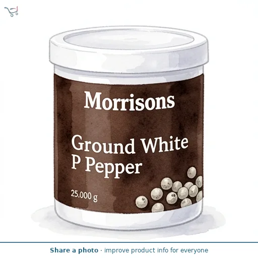 Morrisons Ground White Pepper