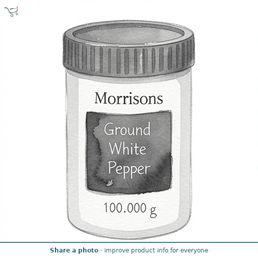 Morrisons Ground White Pepper 