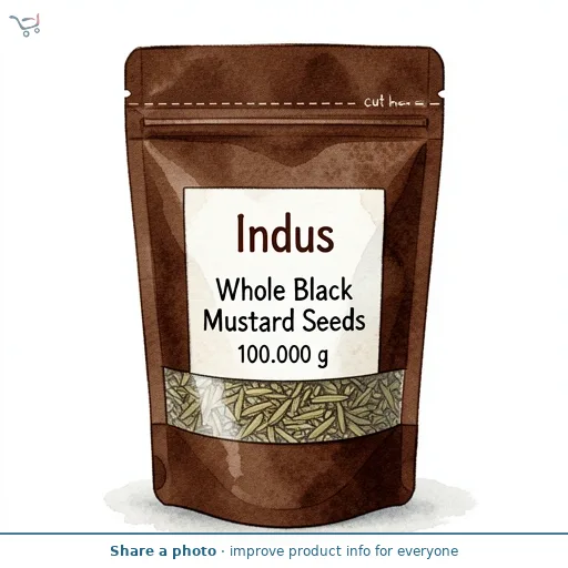 Indus Whole Black Mustard Seeds 