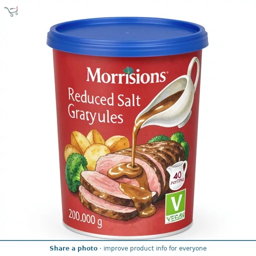 Morrisons Reduced Salt Gravy Granules 